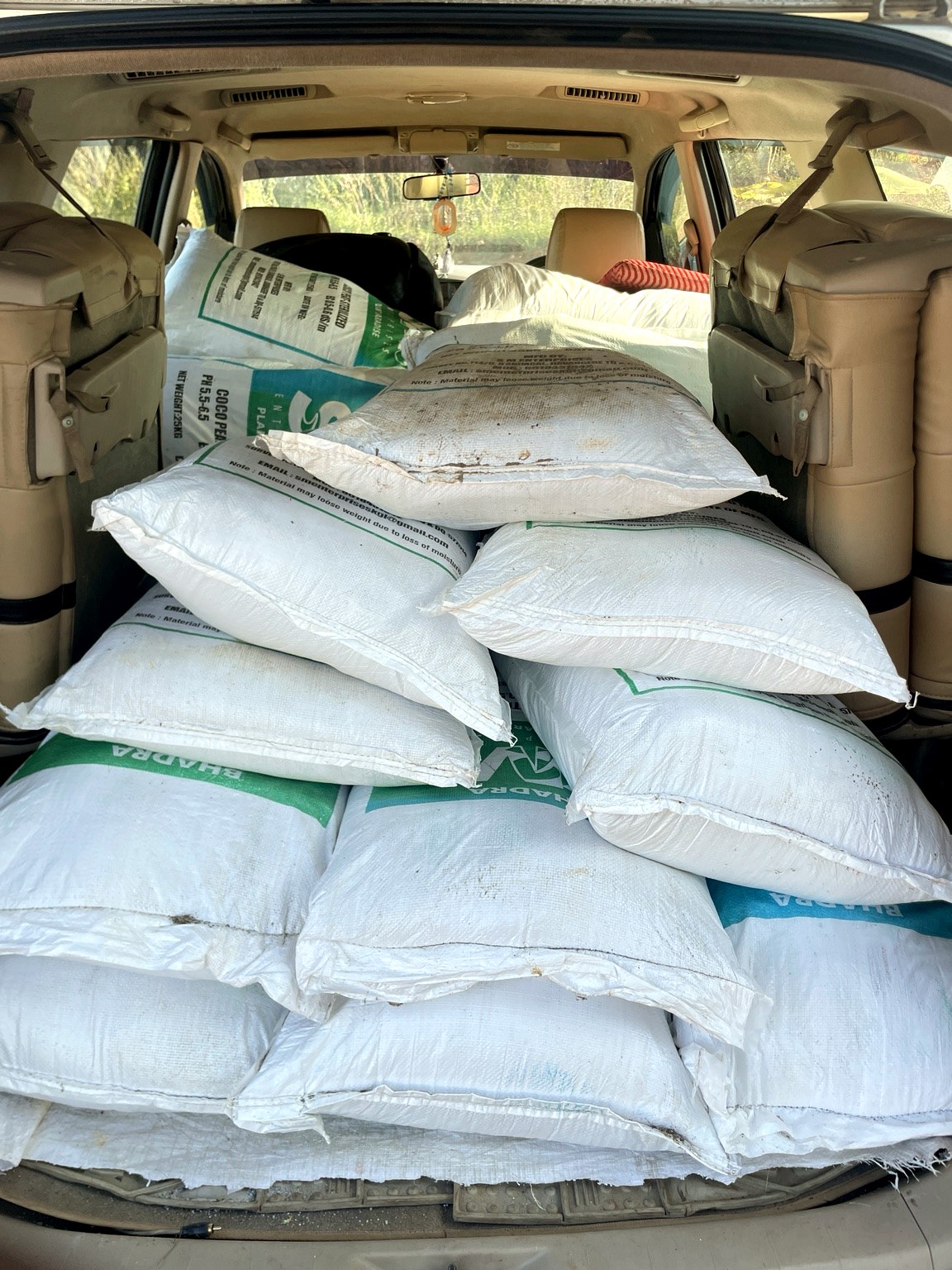 Agricultural inputs loaded for JD Farms